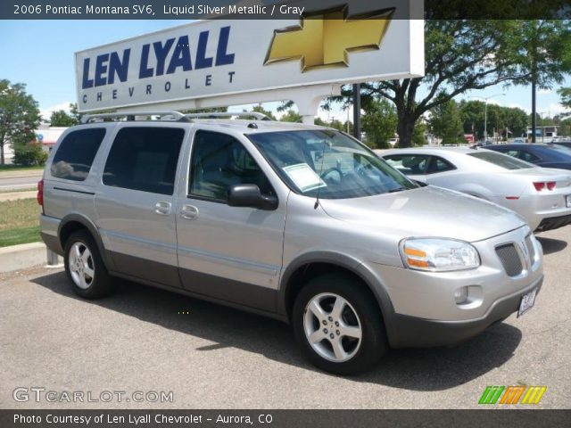 2006 Pontiac Montana SV6 in Liquid Silver Metallic