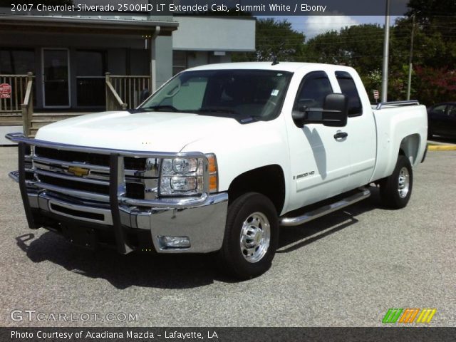 2007 Chevrolet Silverado 2500HD LT Extended Cab in Summit White