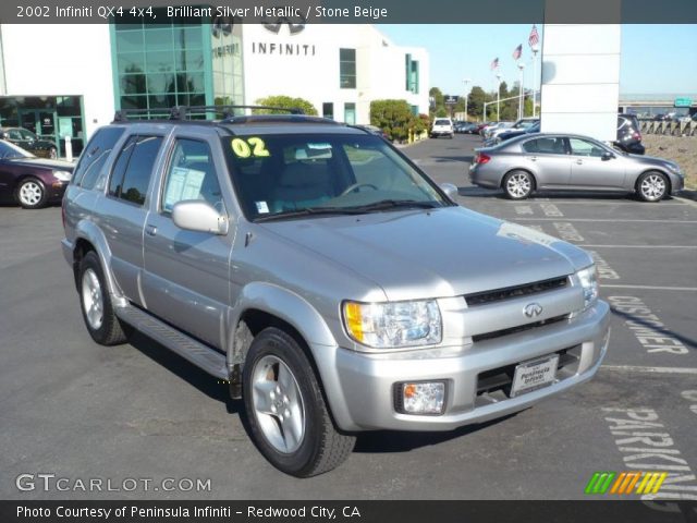 2002 Infiniti QX4 4x4 in Brilliant Silver Metallic