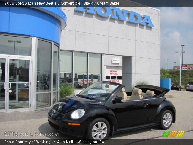 2008 Volkswagen New Beetle S Convertible in Black