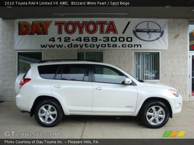 2010 Toyota RAV4 Limited V6 4WD in Blizzard White Pearl