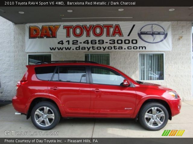 2010 Toyota RAV4 Sport V6 4WD in Barcelona Red Metallic