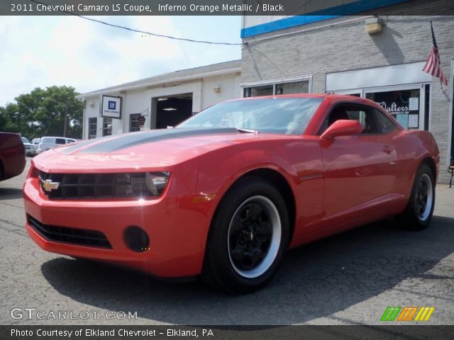 2011 Chevrolet Camaro LS Coupe in Inferno Orange Metallic