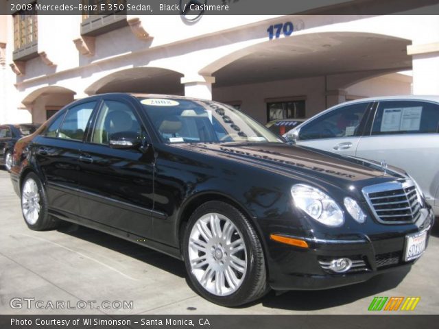 2008 Mercedes-Benz E 350 Sedan in Black