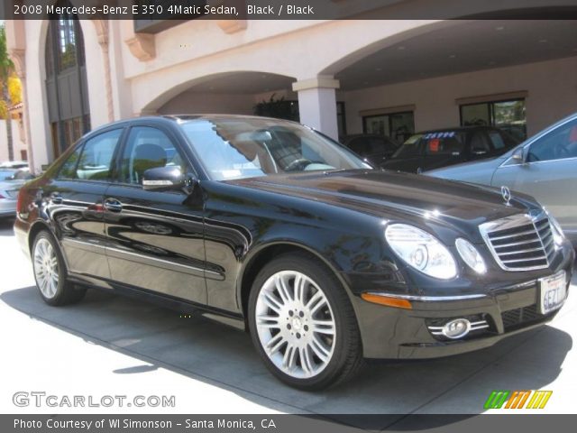 2008 Mercedes-Benz E 350 4Matic Sedan in Black