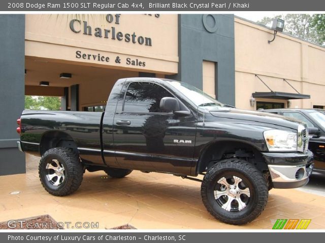 2008 Dodge Ram 1500 SLT Regular Cab 4x4 in Brilliant Black Crystal Pearl