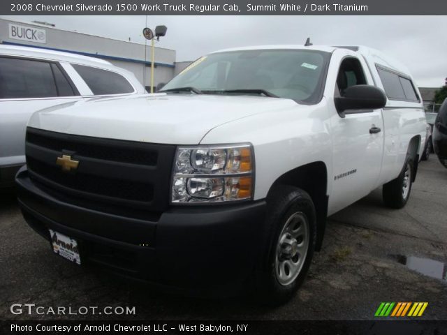 2008 Chevrolet Silverado 1500 Work Truck Regular Cab in Summit White