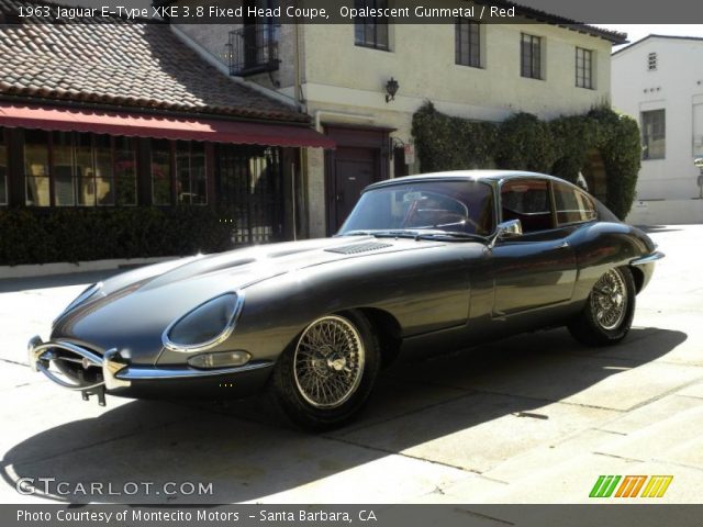 1963 Jaguar E-Type XKE 3.8 Fixed Head Coupe in Opalescent Gunmetal
