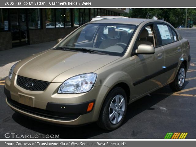 2009 Kia Rio LX Sedan in Cashmere Beige