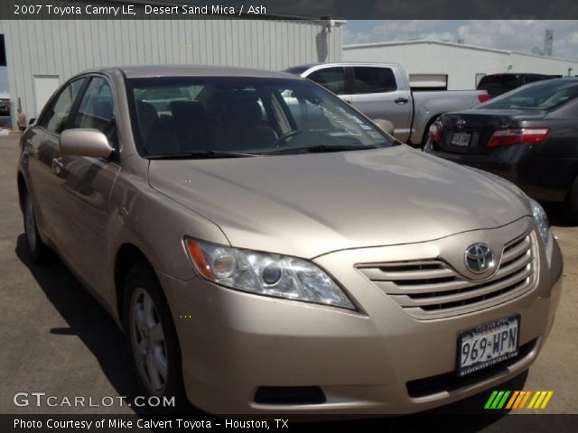 2007 Toyota Camry LE in Desert Sand Mica