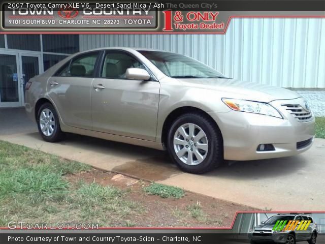 2007 Toyota Camry XLE V6 in Desert Sand Mica