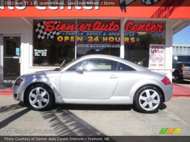 2002 Audi TT 1.8T quattro Coupe in Lake Silver Metallic