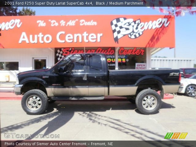 2001 Ford F250 Super Duty Lariat SuperCab 4x4 in Black