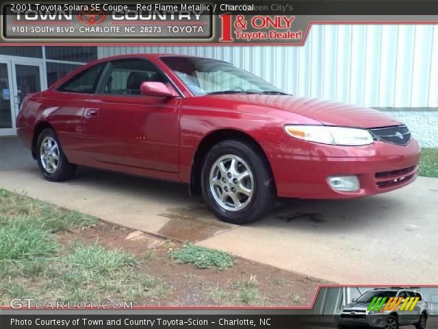 2001 Toyota Solara SE Coupe in Red Flame Metallic