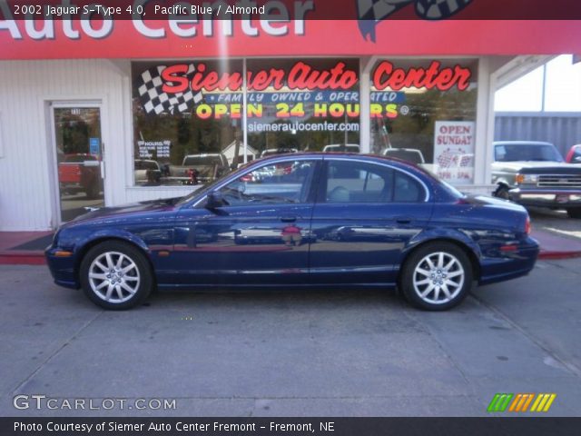 2002 Jaguar S-Type 4.0 in Pacific Blue