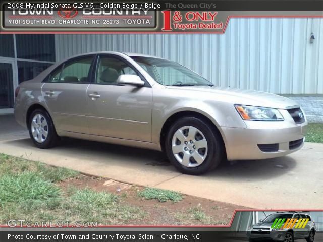 2008 Hyundai Sonata GLS V6 in Golden Beige
