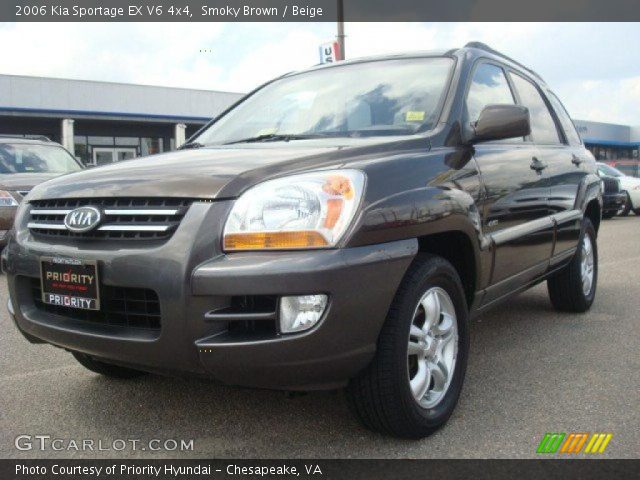 2006 Kia Sportage EX V6 4x4 in Smoky Brown