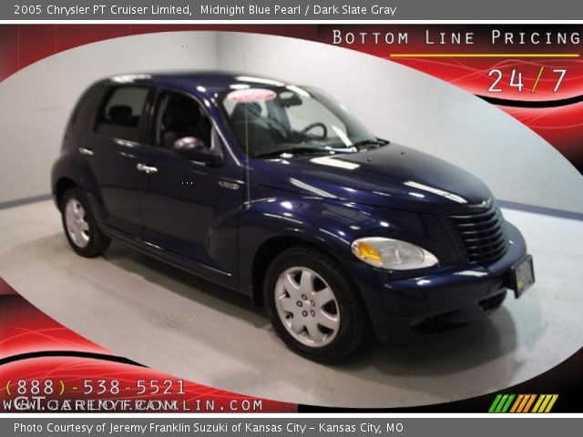 2005 Chrysler PT Cruiser Limited in Midnight Blue Pearl