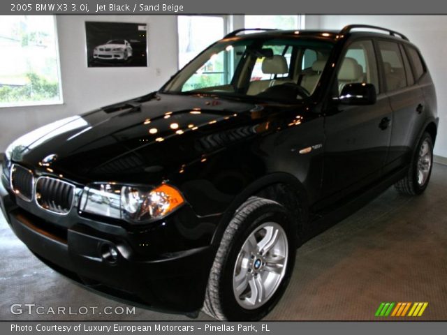 2005 BMW X3 3.0i in Jet Black