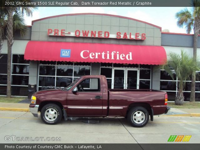 2002 GMC Sierra 1500 SLE Regular Cab in Dark Toreador Red Metallic