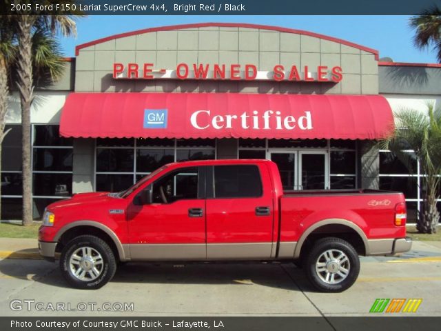 2005 Ford F150 Lariat SuperCrew 4x4 in Bright Red