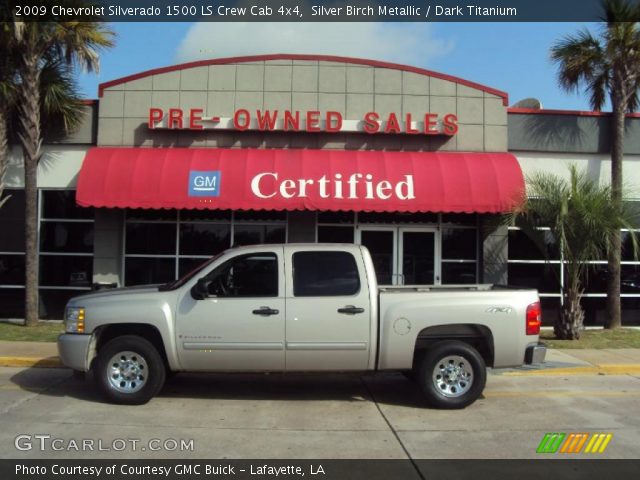 2009 Chevrolet Silverado 1500 LS Crew Cab 4x4 in Silver Birch Metallic