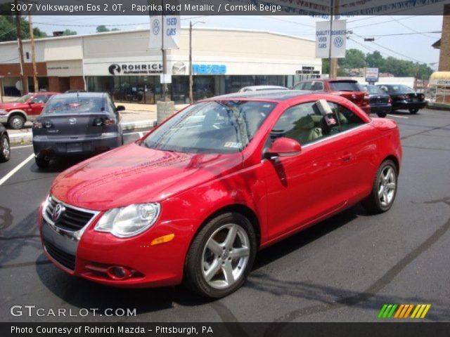 2007 Volkswagen Eos 2.0T in Paprika Red Metallic