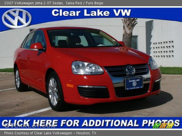 2007 Volkswagen Jetta 2.0T Sedan in Salsa Red