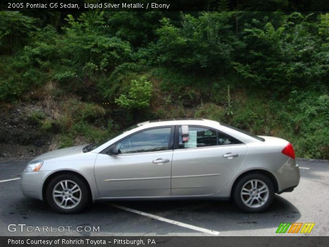 2005 Pontiac G6 Sedan in Liquid Silver Metallic