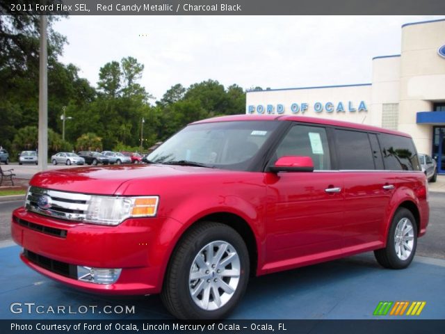 2011 Ford Flex SEL in Red Candy Metallic