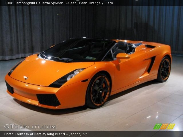 2008 Lamborghini Gallardo Spyder E-Gear in Pearl Orange
