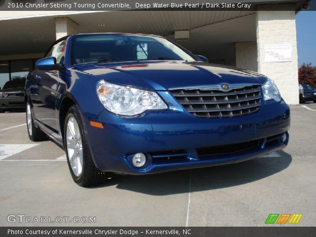 2010 Chrysler Sebring Touring Convertible in Deep Water Blue Pearl