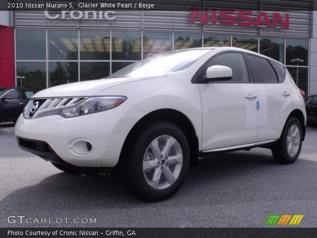 2010 Nissan Murano S in Glacier White Pearl