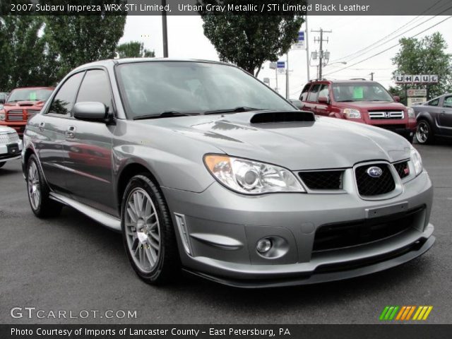 2007 Subaru Impreza WRX STi Limited in Urban Gray Metallic
