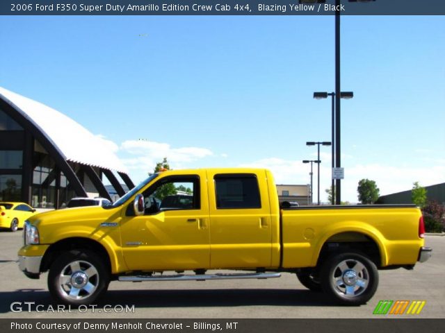 2006 Ford F350 Super Duty Amarillo Edition Crew Cab 4x4 in Blazing Yellow