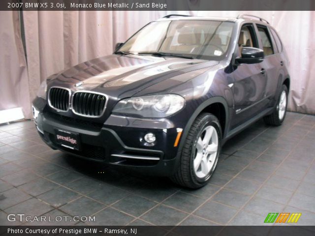 2007 BMW X5 3.0si in Monaco Blue Metallic