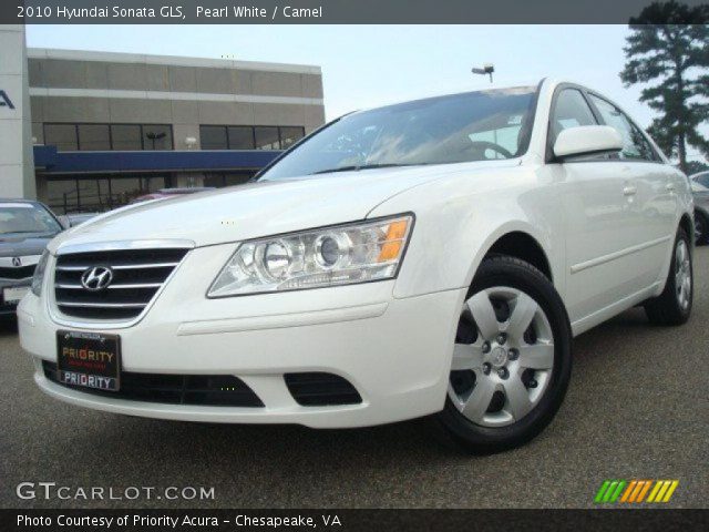 2010 Hyundai Sonata GLS in Pearl White