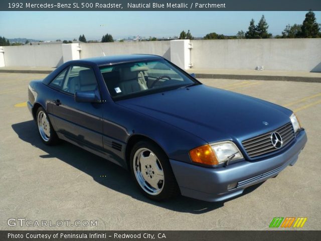 1992 Mercedes-Benz SL 500 Roadster in Nautical Blue Metallic