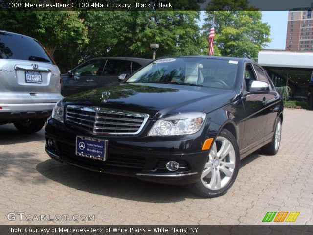 2008 Mercedes-Benz C 300 4Matic Luxury in Black