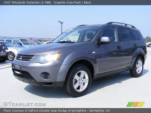 2007 Mitsubishi Outlander LS 4WD in Graphite Gray Pearl