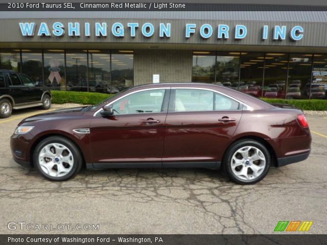 2010 Ford Taurus SEL in Cinnamon Red Metallic