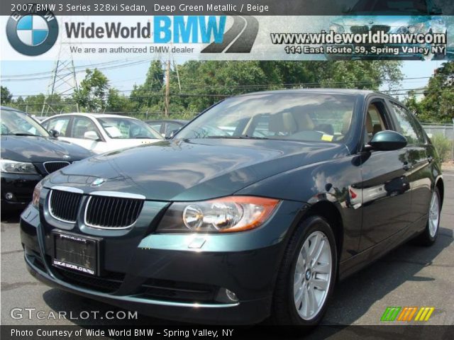 2007 BMW 3 Series 328xi Sedan in Deep Green Metallic