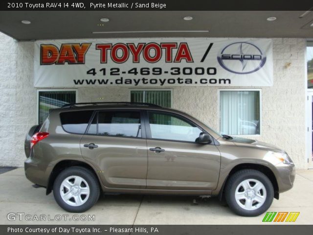 2010 Toyota RAV4 I4 4WD in Pyrite Metallic