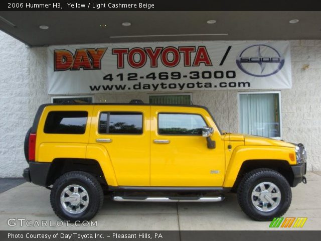 2006 Hummer H3  in Yellow