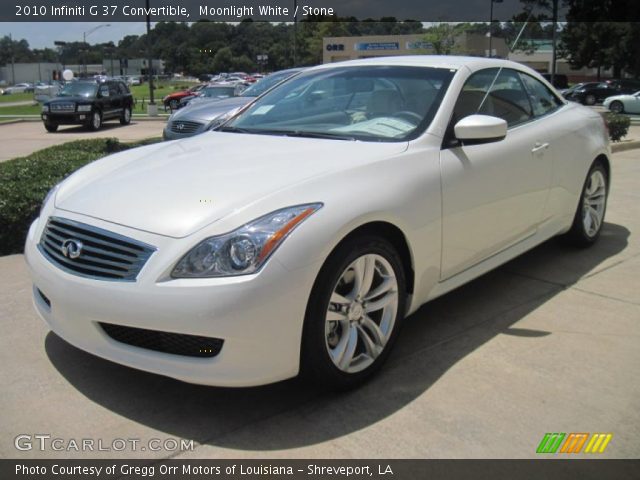 2010 Infiniti G 37 Convertible in Moonlight White