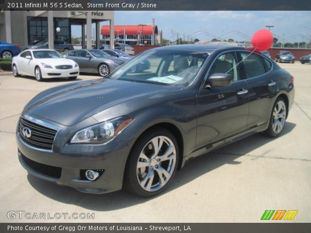 2011 Infiniti M 56 S Sedan in Storm Front Gray