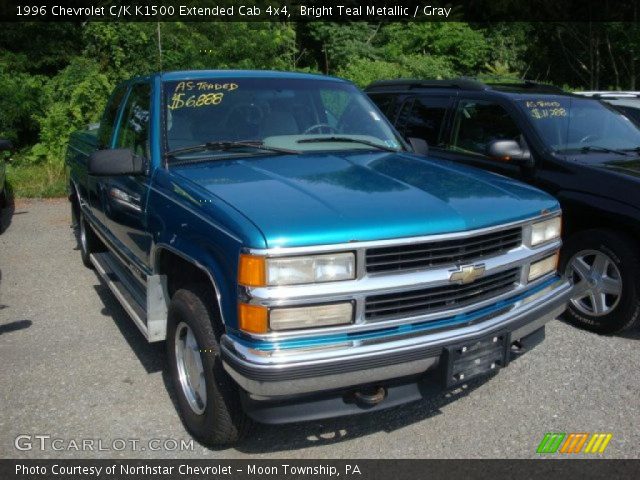 1996 Chevrolet C/K K1500 Extended Cab 4x4 in Bright Teal Metallic