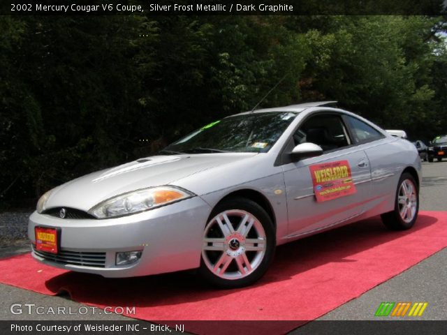 2002 Mercury Cougar V6 Coupe in Silver Frost Metallic
