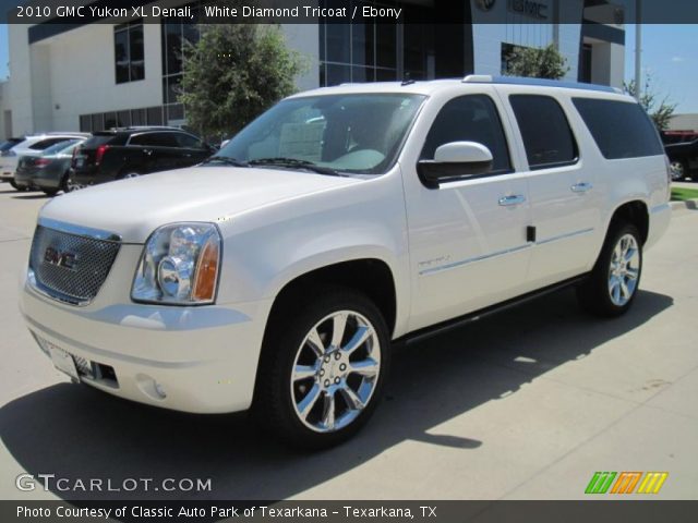 2010 GMC Yukon XL Denali in White Diamond Tricoat