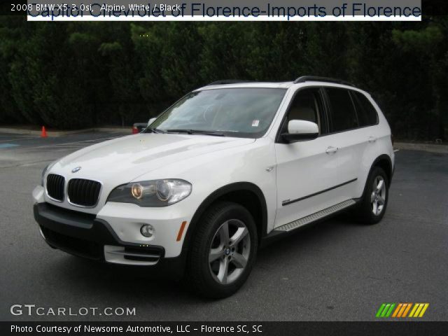 2008 BMW X5 3.0si in Alpine White